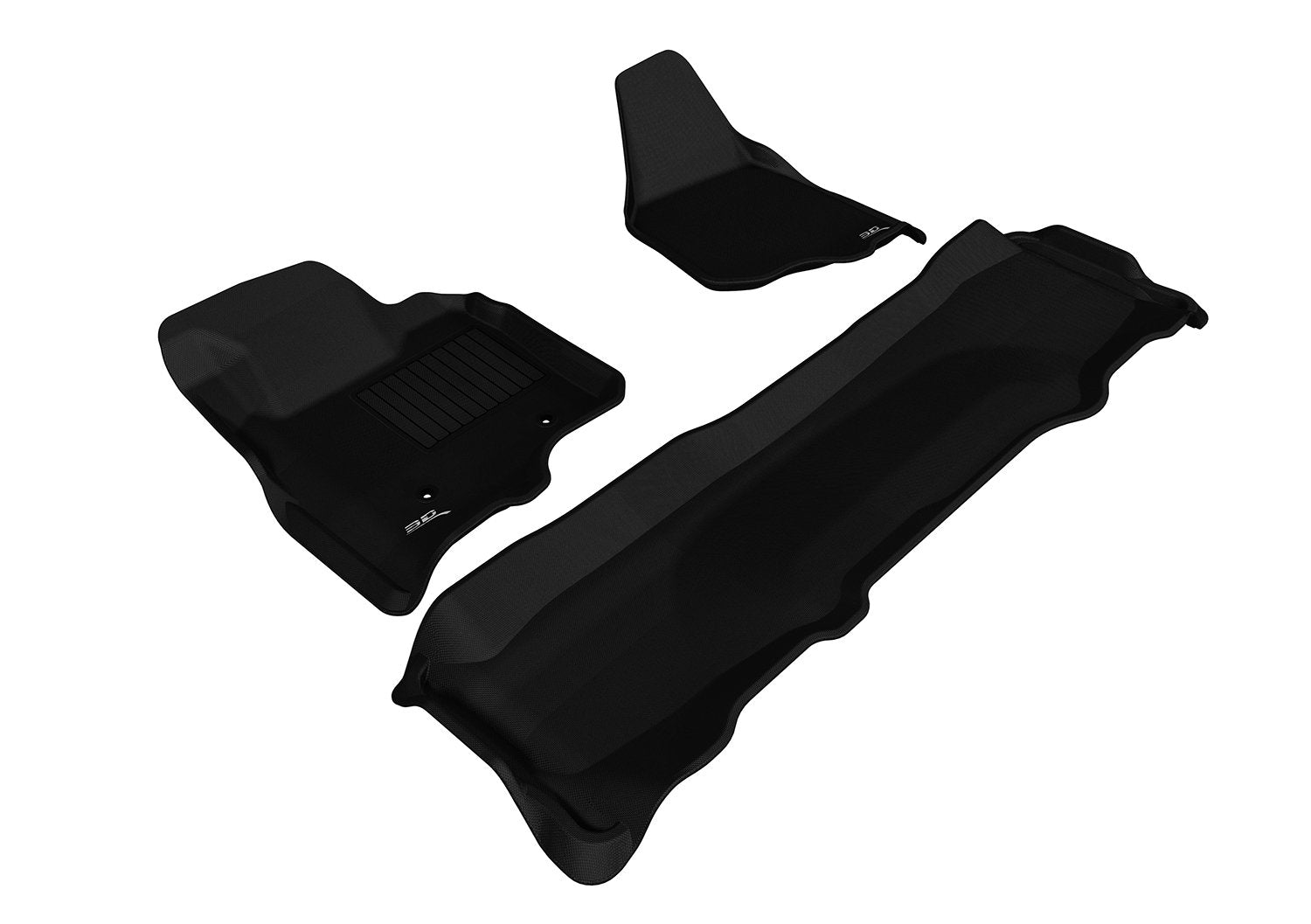 3D MAXpider FORD F-250/ 350/ 450 2011-2012 SUPERCREW KAGU BLACK R1 R2 (NOT FIT 4X4 M/T FLOOR SHIFTER)