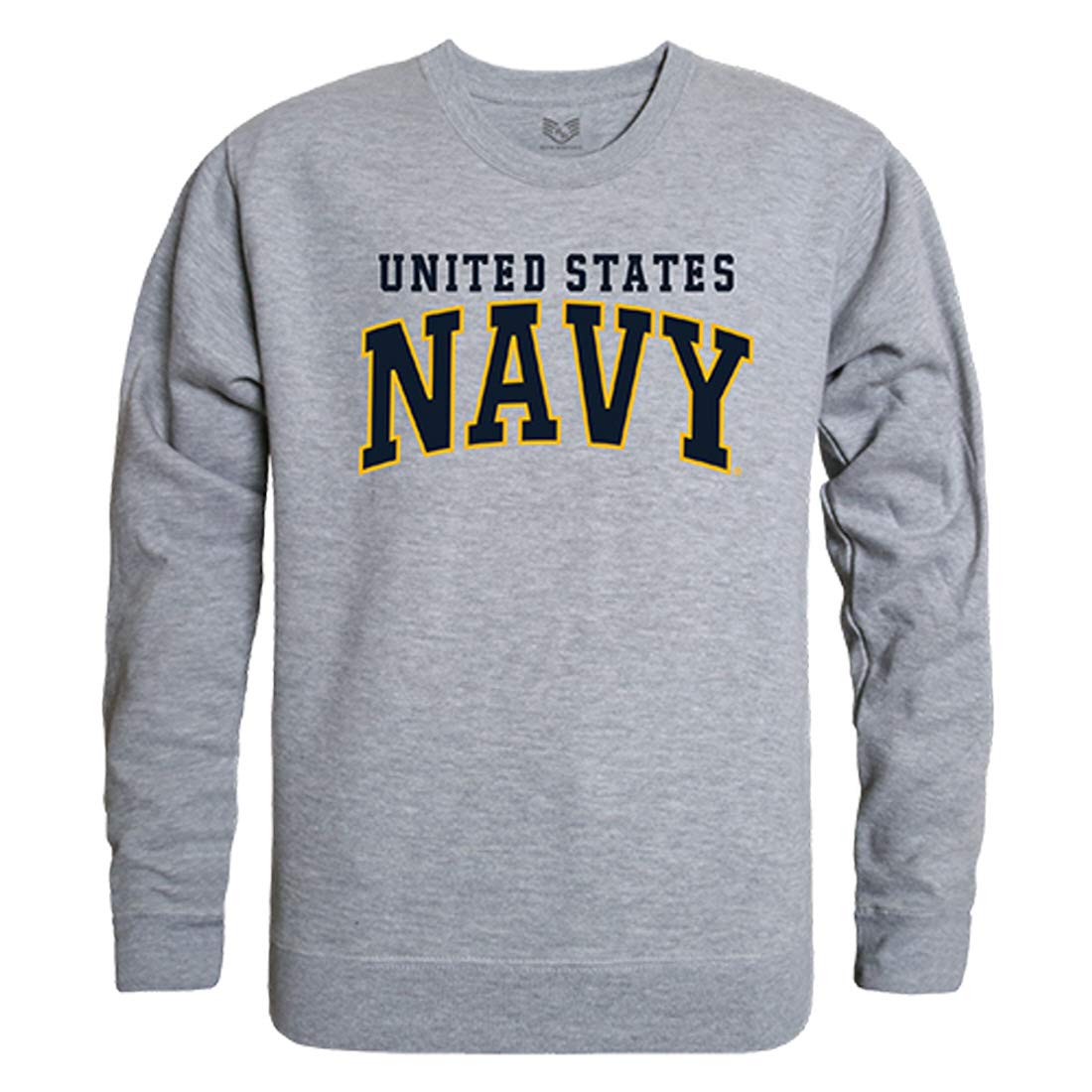 Graphic Crewneck, US Navy 3, H.Grey, M
