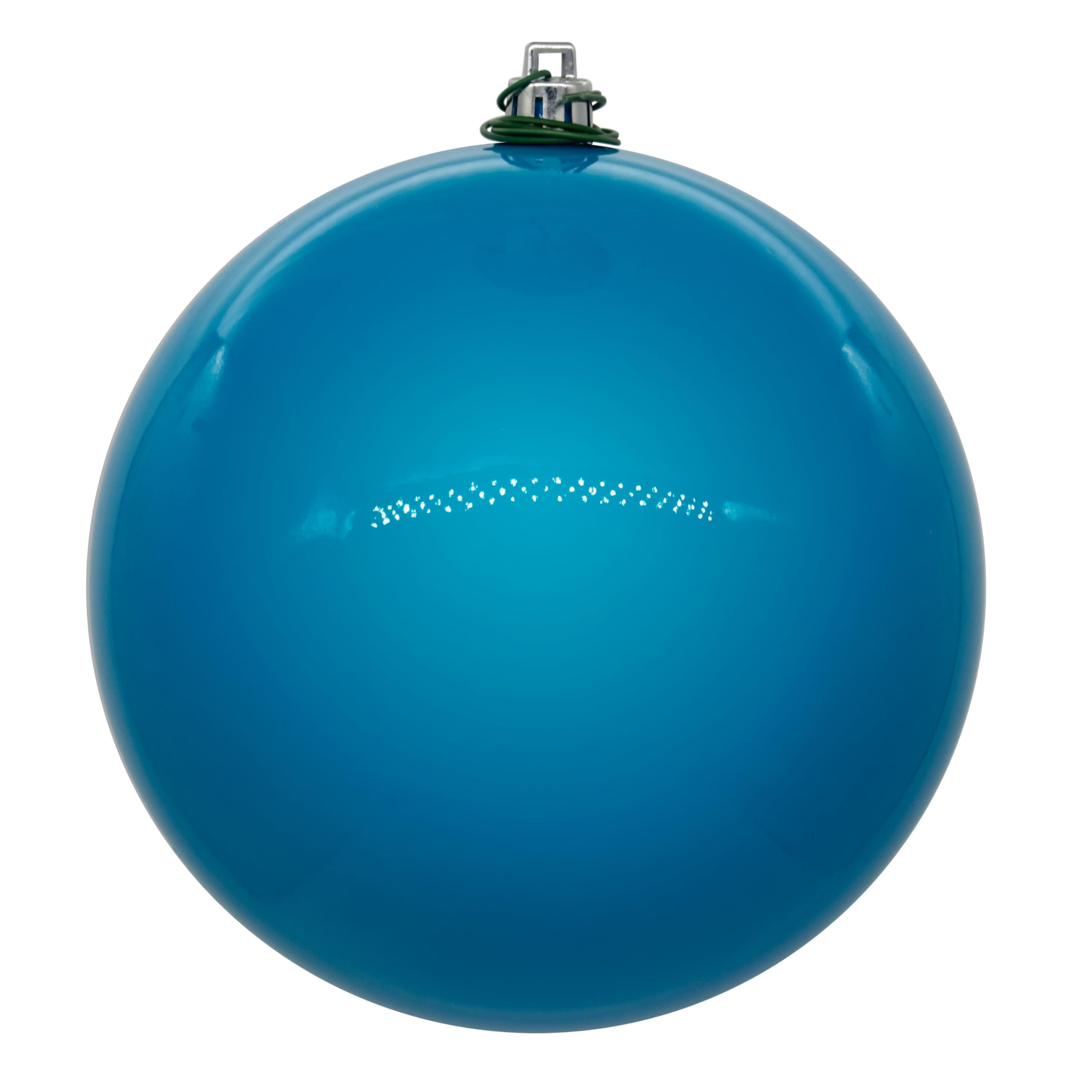 Casafoyer  10″ Turquoise Pearl UV Drilled Ball Ornament 1 per bag. - (Pack Of 2)