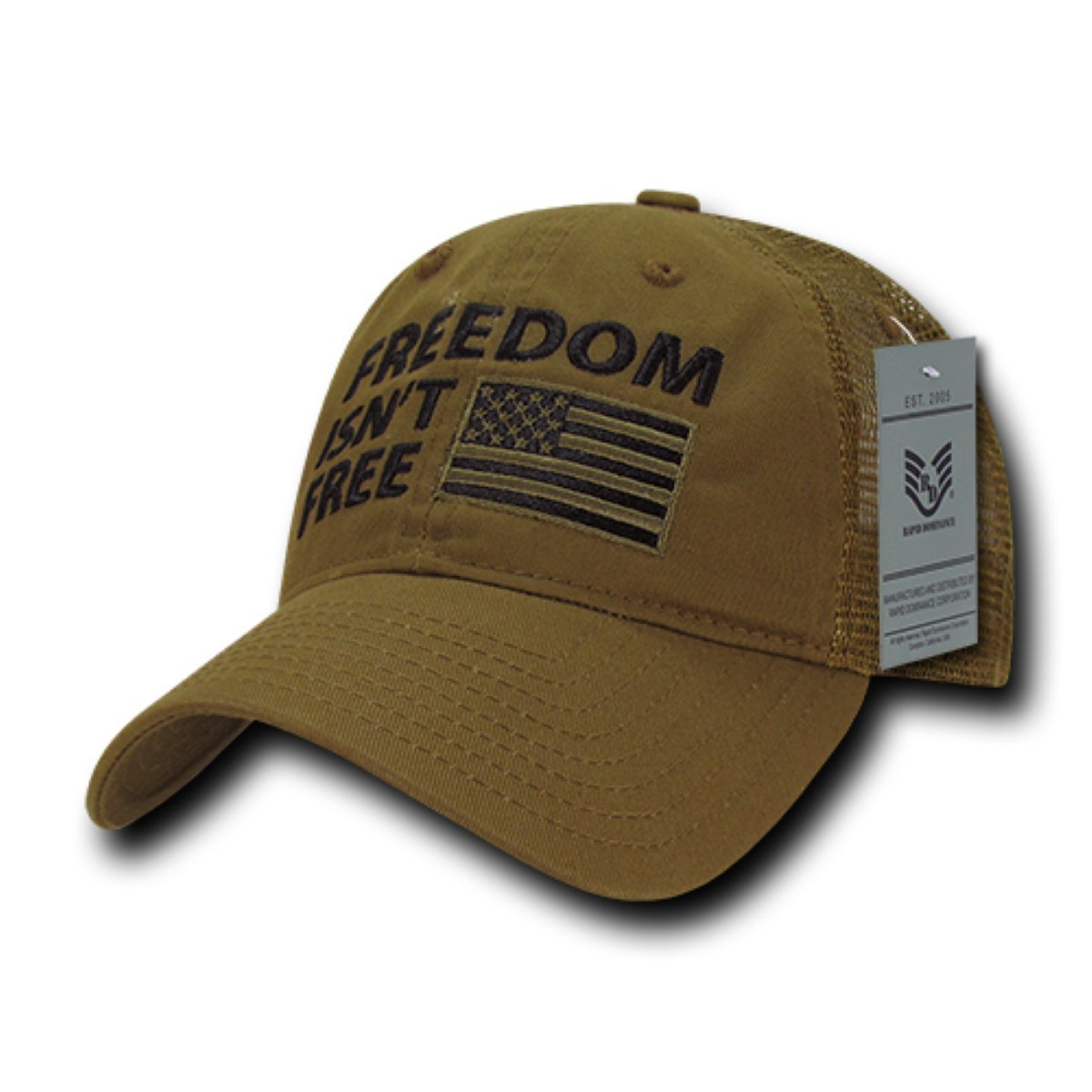 Relaxed Trucker USA Cap, Freedom, COY