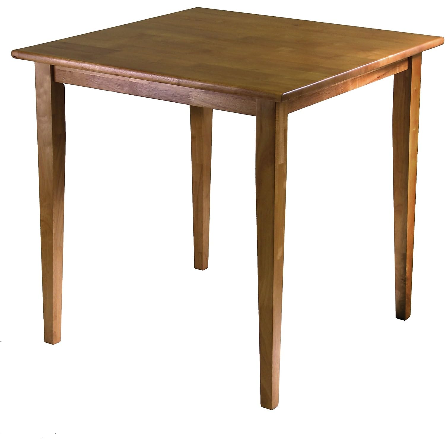 Casafoyer Elegant Square Shaker Dining Table in Oak Finish ( Pack of 2 )