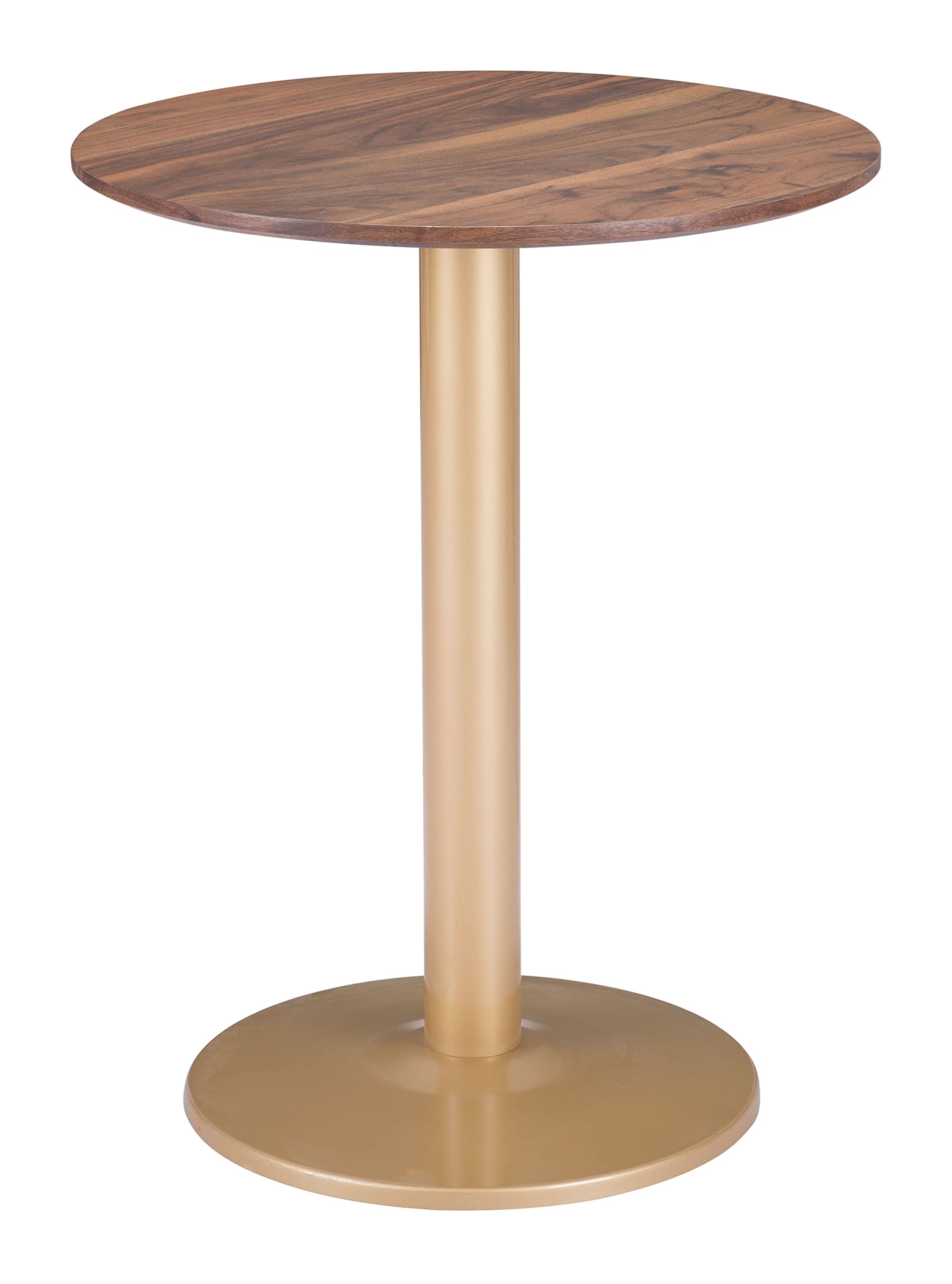 Alto Bistro Table Brown and Gold