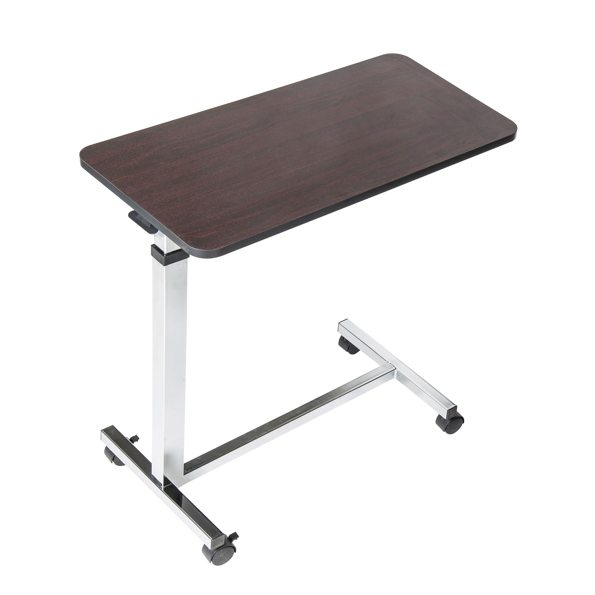 Non Tilt Top Overbed Table, Chrome