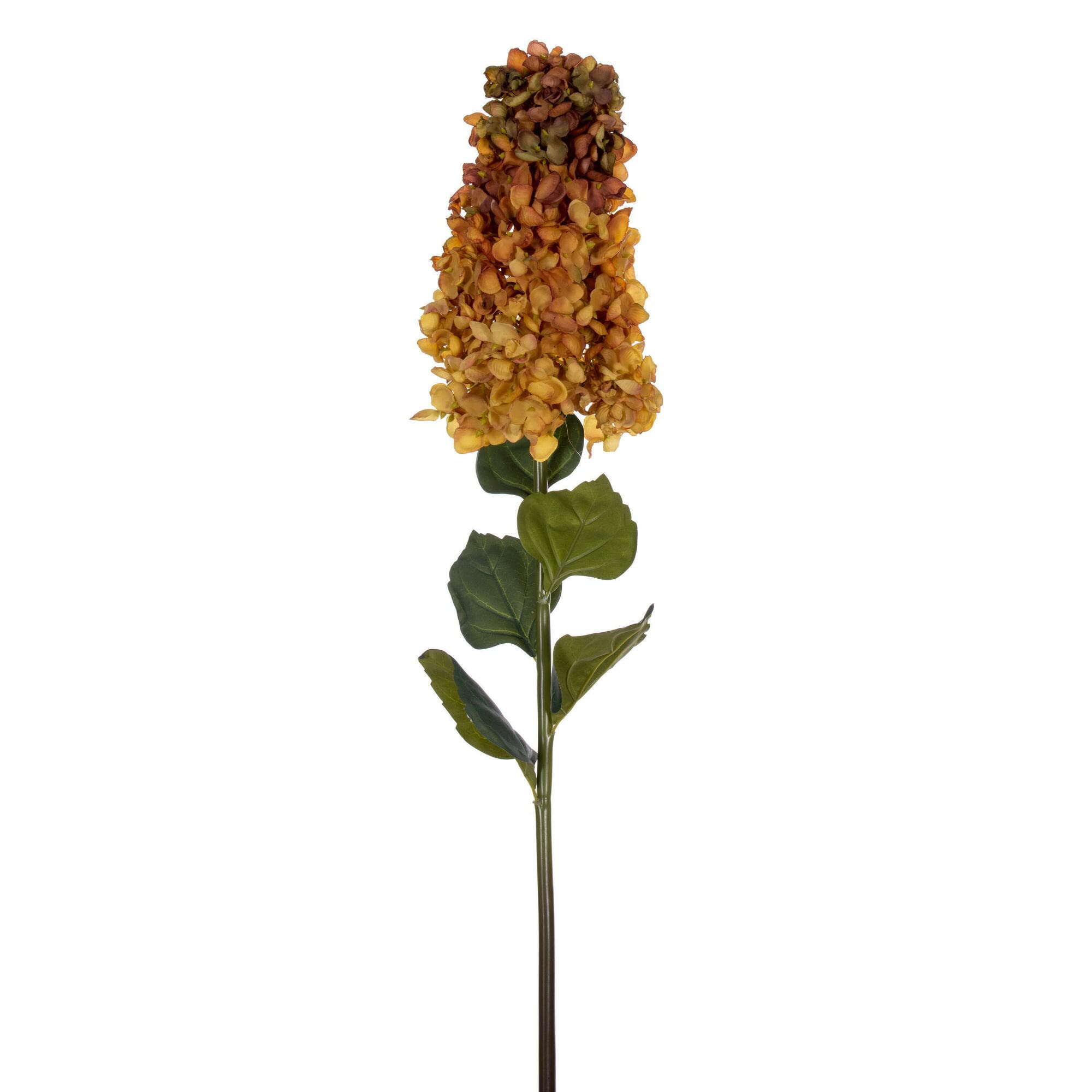 Casafoyer  35.5″ Golden Yellow Artificial Cone  Hydrangea Spray 2/pk. | (2 Units)