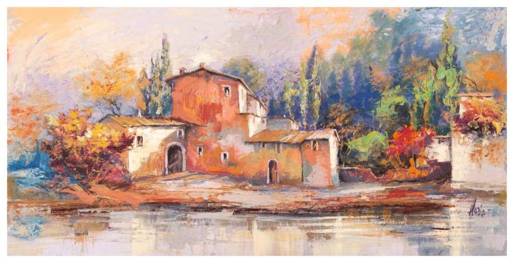 Case sul lago-Paper Art-74x38”