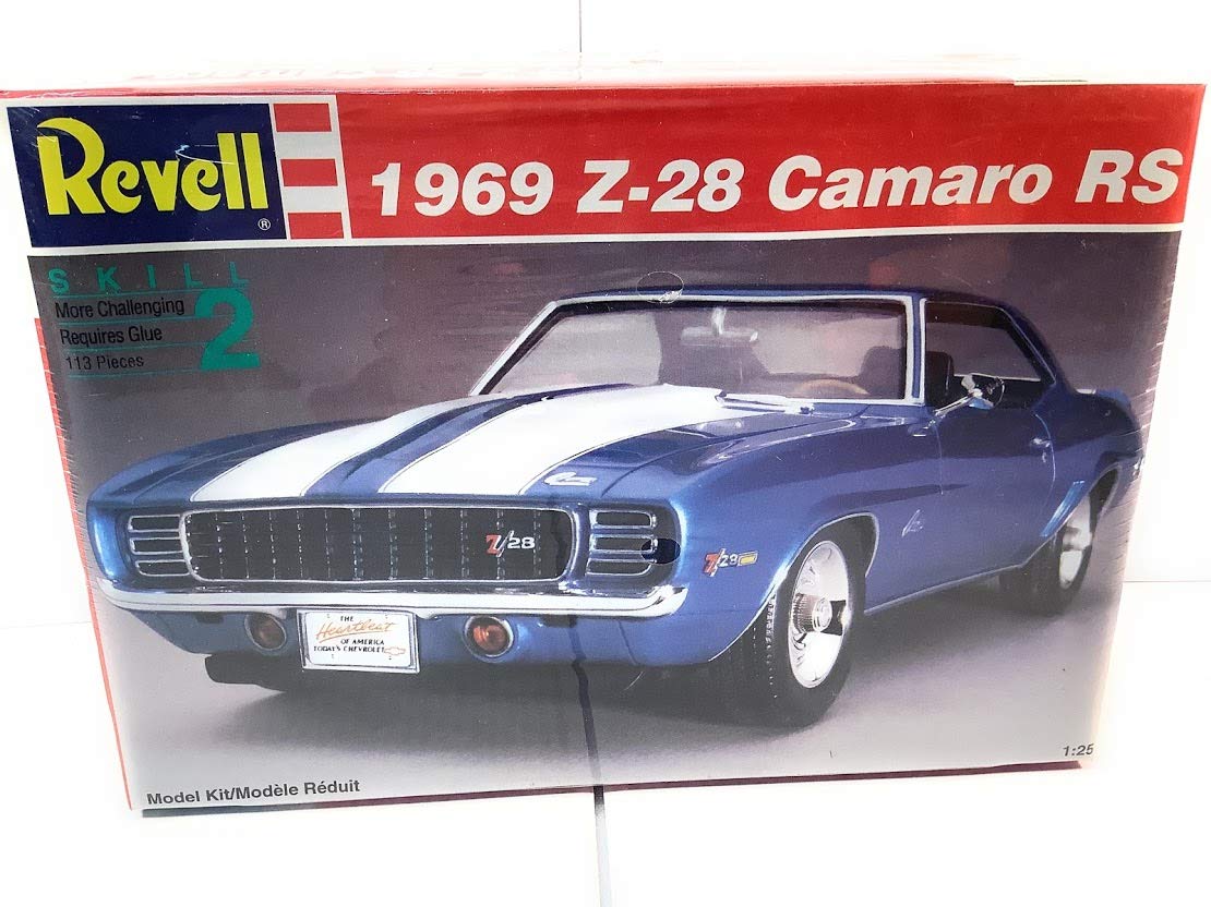 Level 4 Model Kit 1969 Chevrolet Camaro Z/28 RS Motor-City Muscle 1/25 Scale Model by Revell