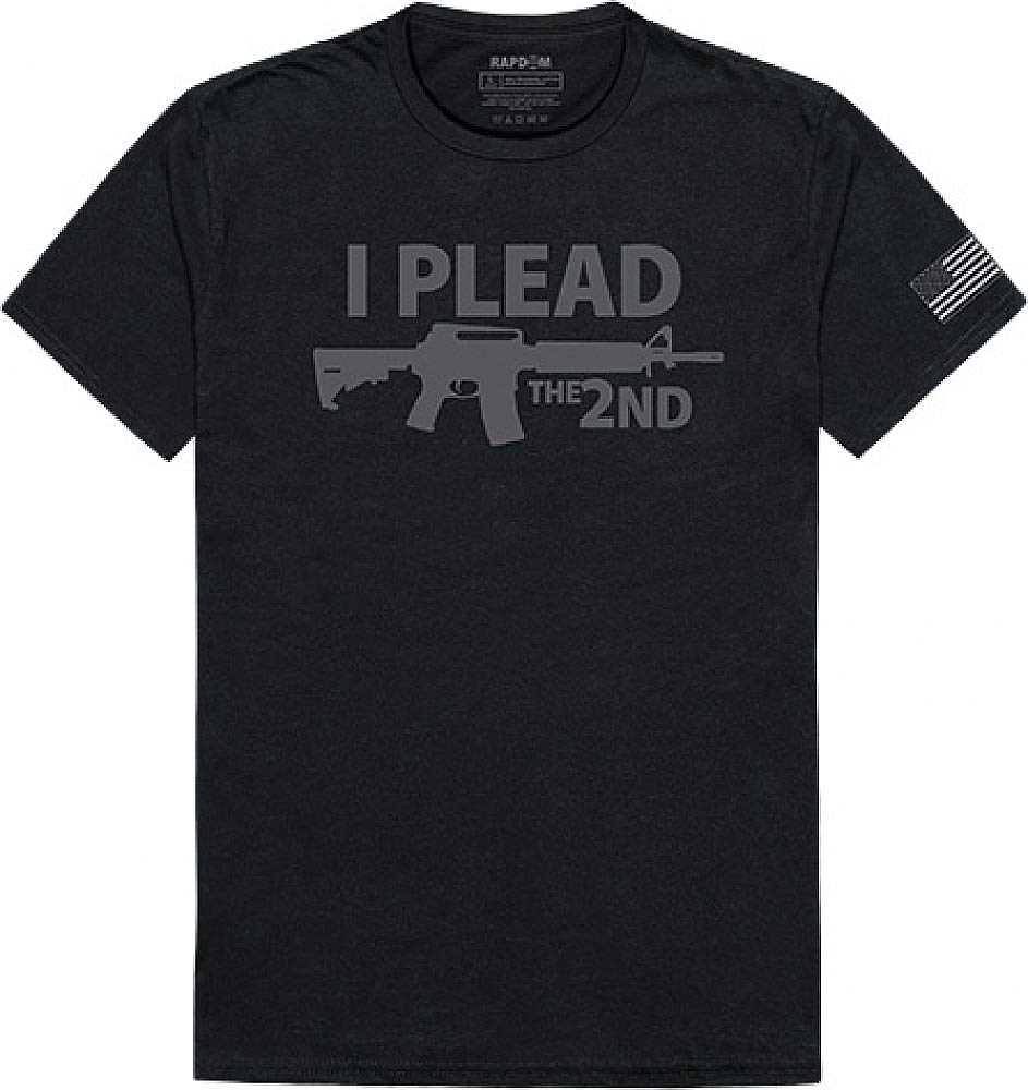 Tac. Graphic T, I Plead the 2nd, Black, S