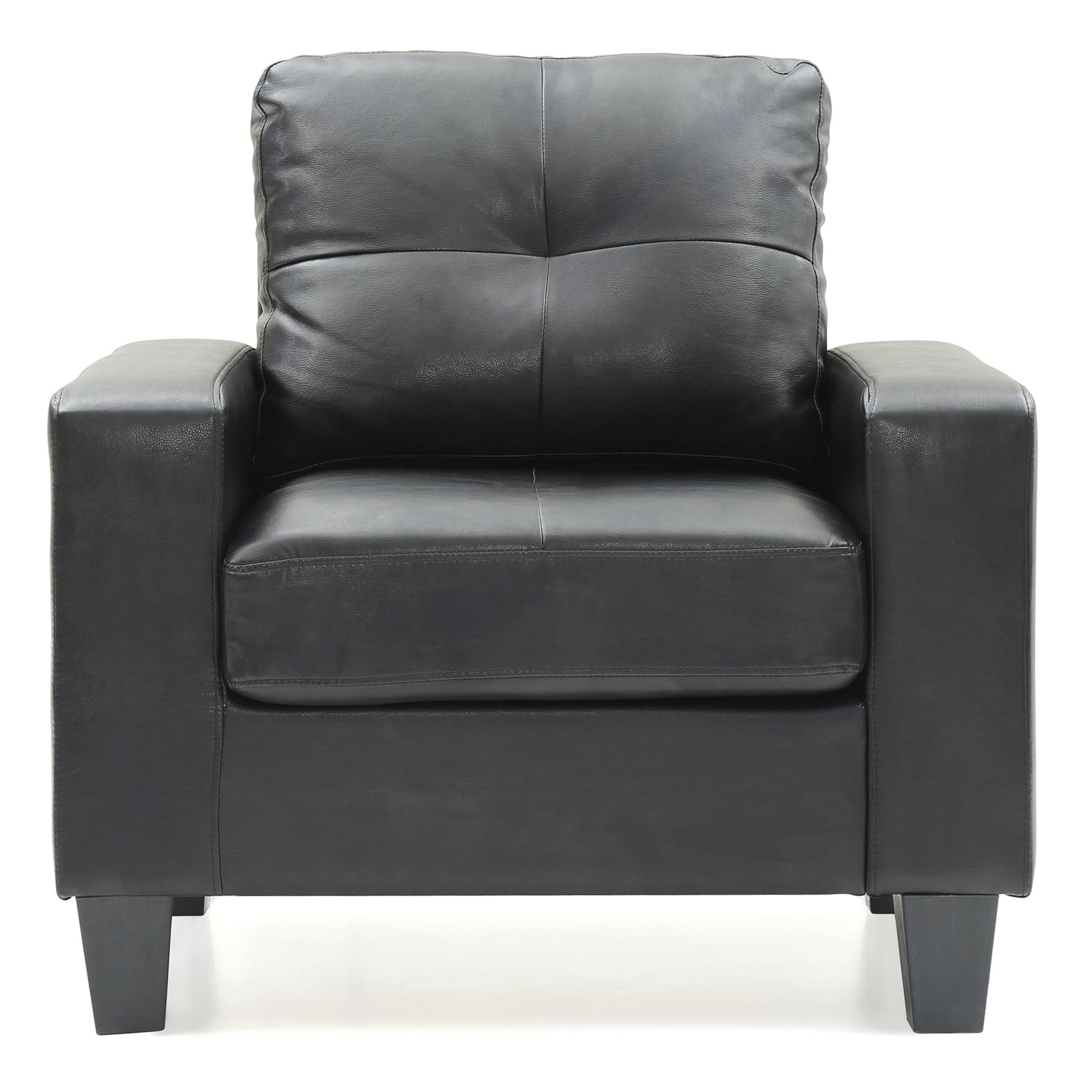 Newbury Black Removable Cushions Accent Chair