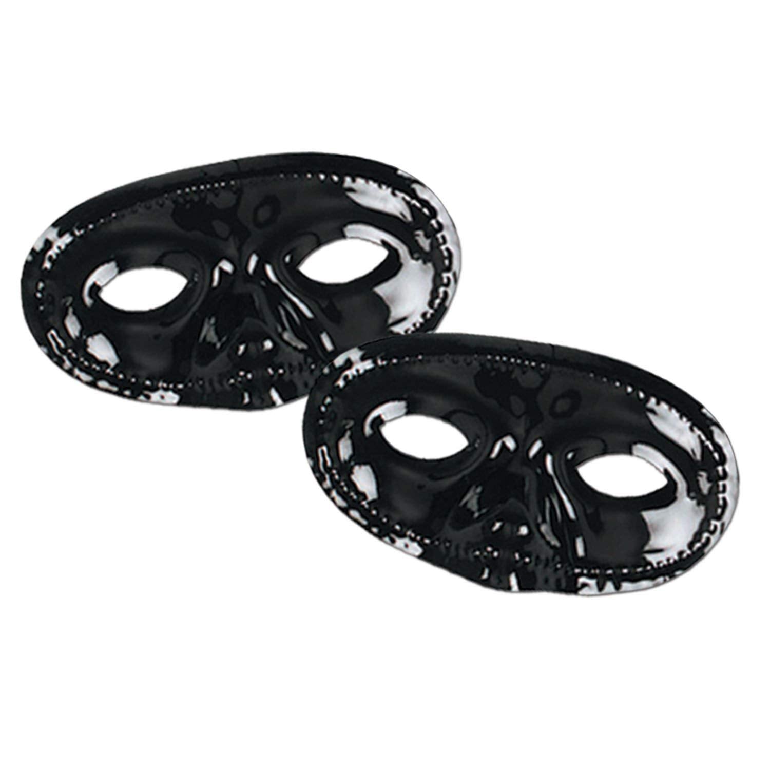 Black Half Mask (Pack of 24)