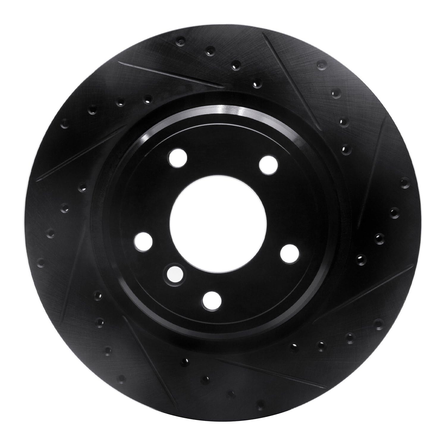 Brake Rotor - Drilled and Slotted - Black 633-31041R