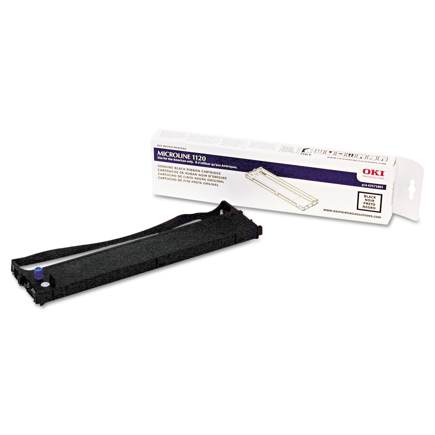 OKIDATA BR ML1120 1-BLACK PRINT RIBBON, 4 MILL yield