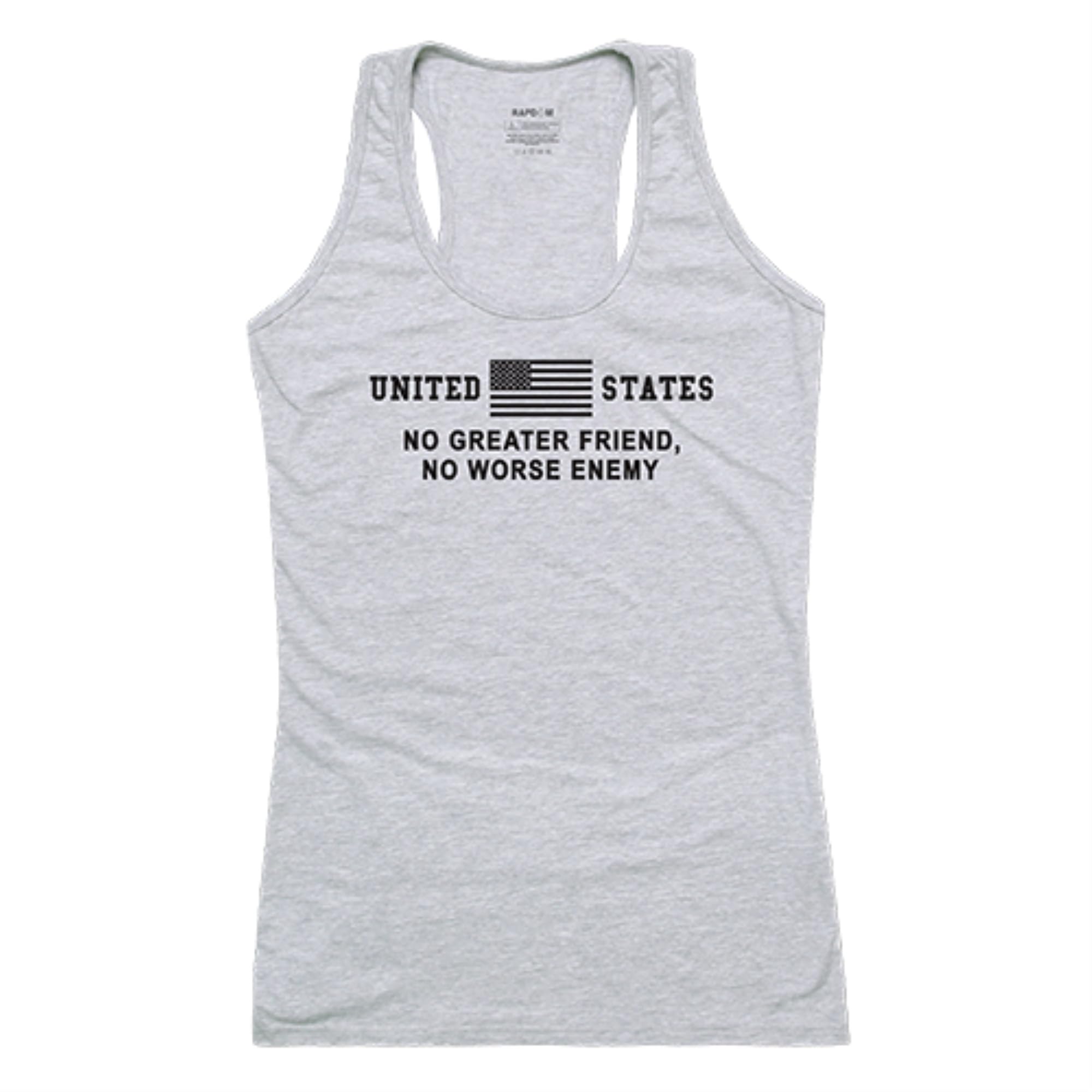 Womens GraphicTank, No Greater, HGY, XL