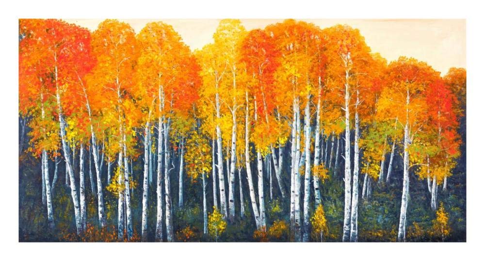 Bosco dautunno-Paper Art-26x14”