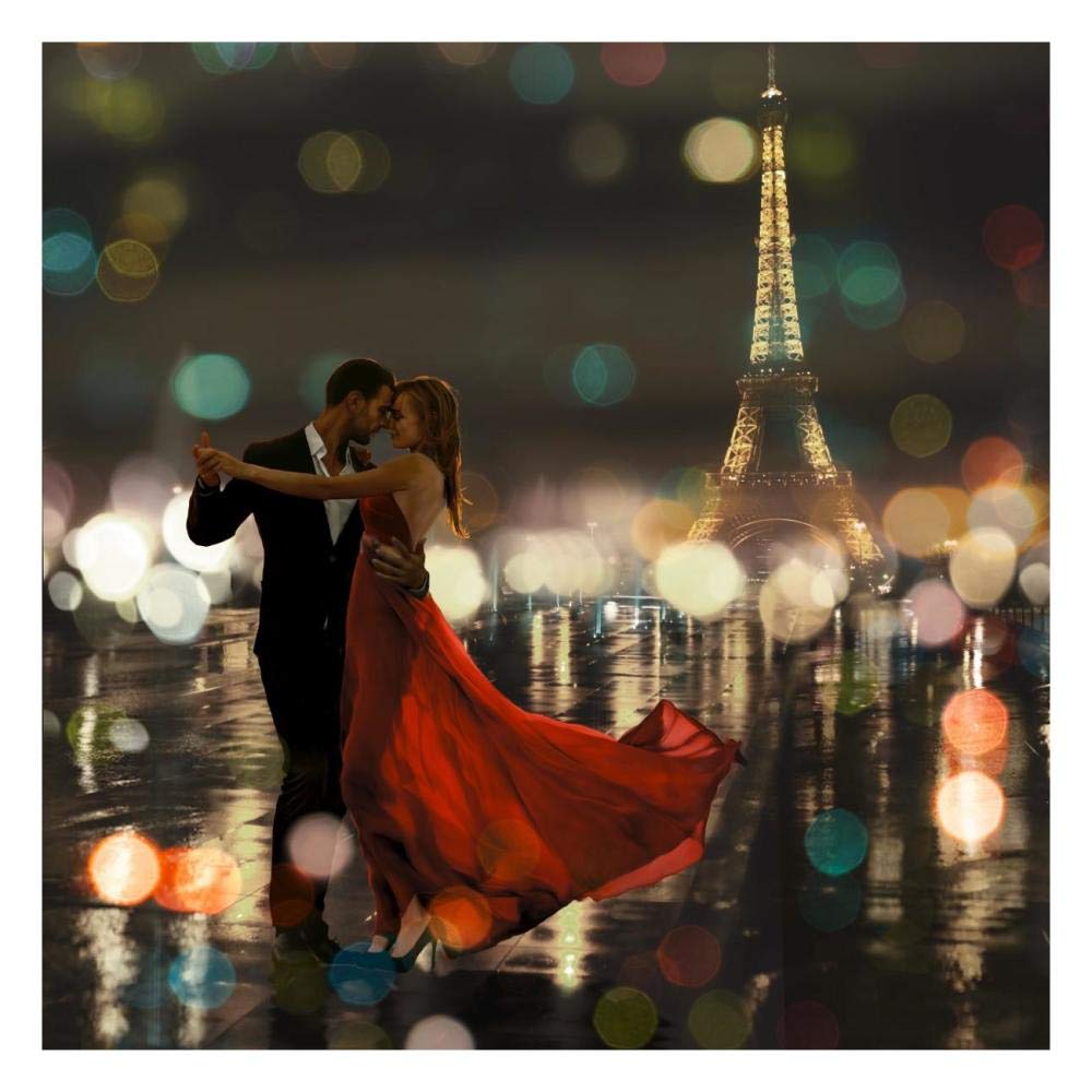 Midnight in Paris-Paper Art-26x26”