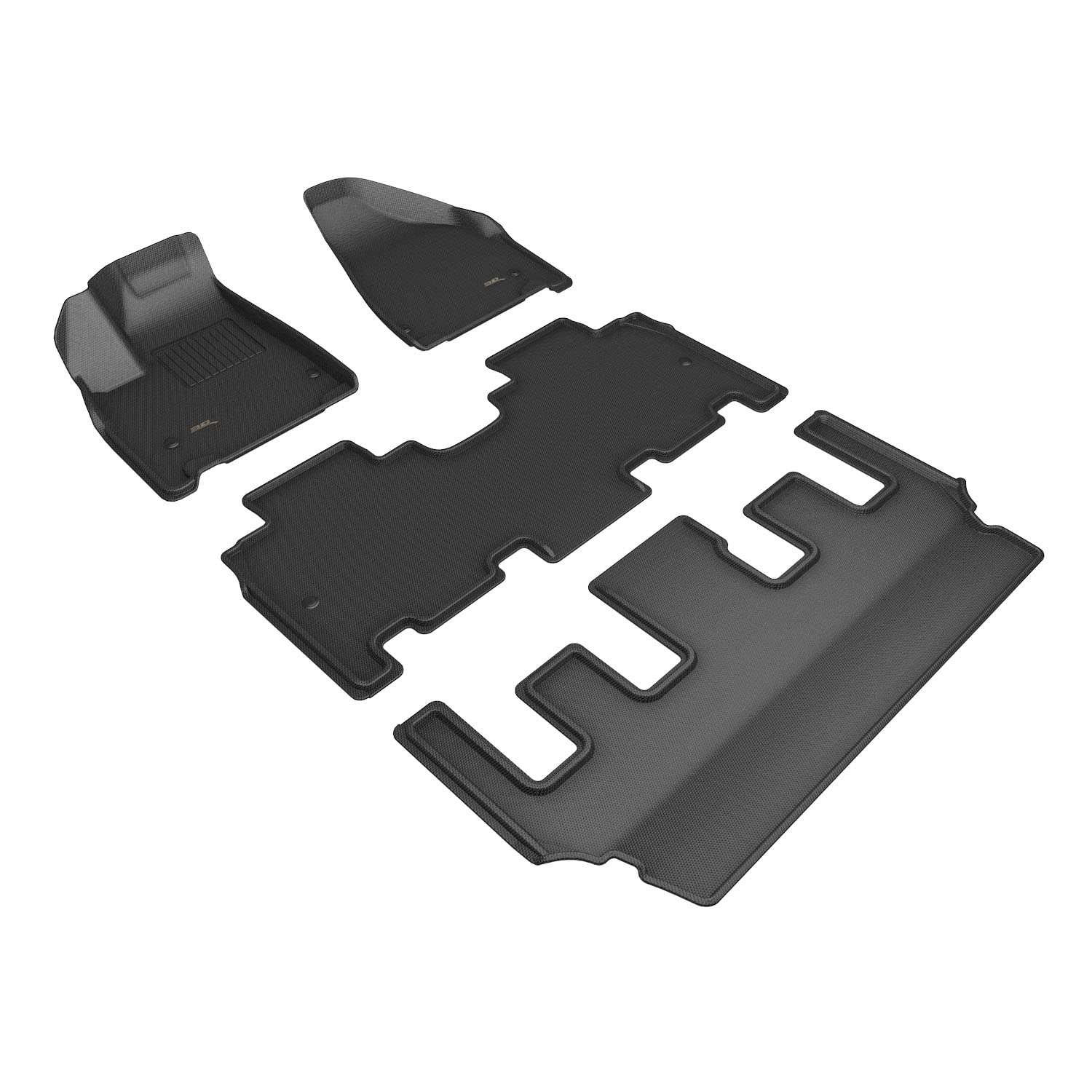 3D MAXpider Compatible with CHRYSLER PACIFICA HYBRID PINNACLE 2021-2026 KAGU BLACK R1 R2 R3