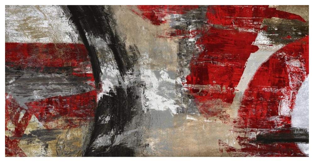 Red Tornado-Paper Art-62x32”