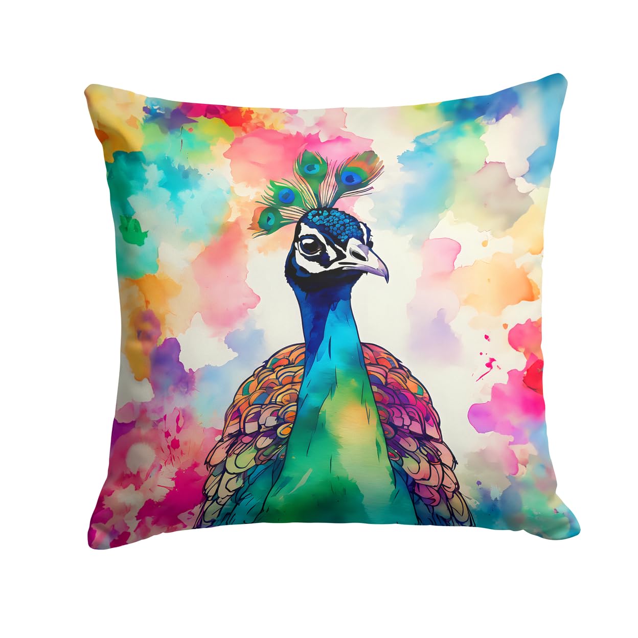 Hippie Animal Peacock Throw Pillow