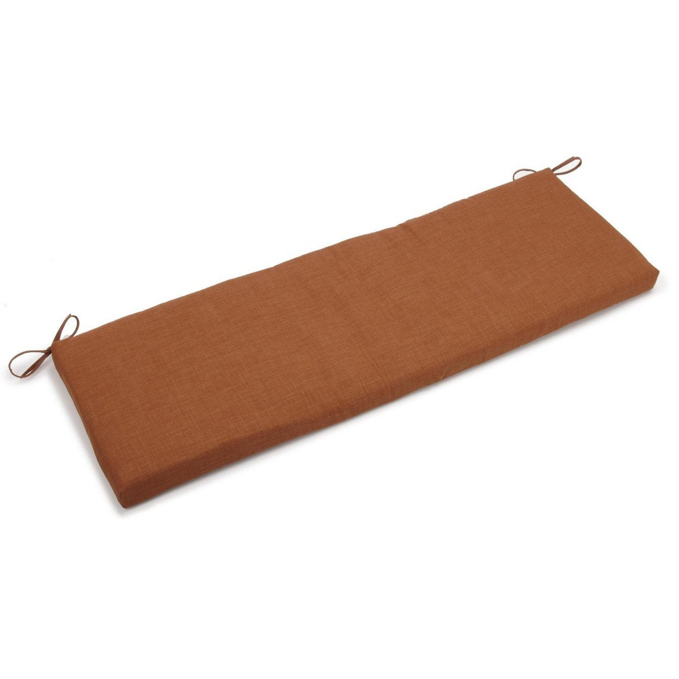 63-inch by 19-inch Spun Polyester Bench Cushion - Mocha