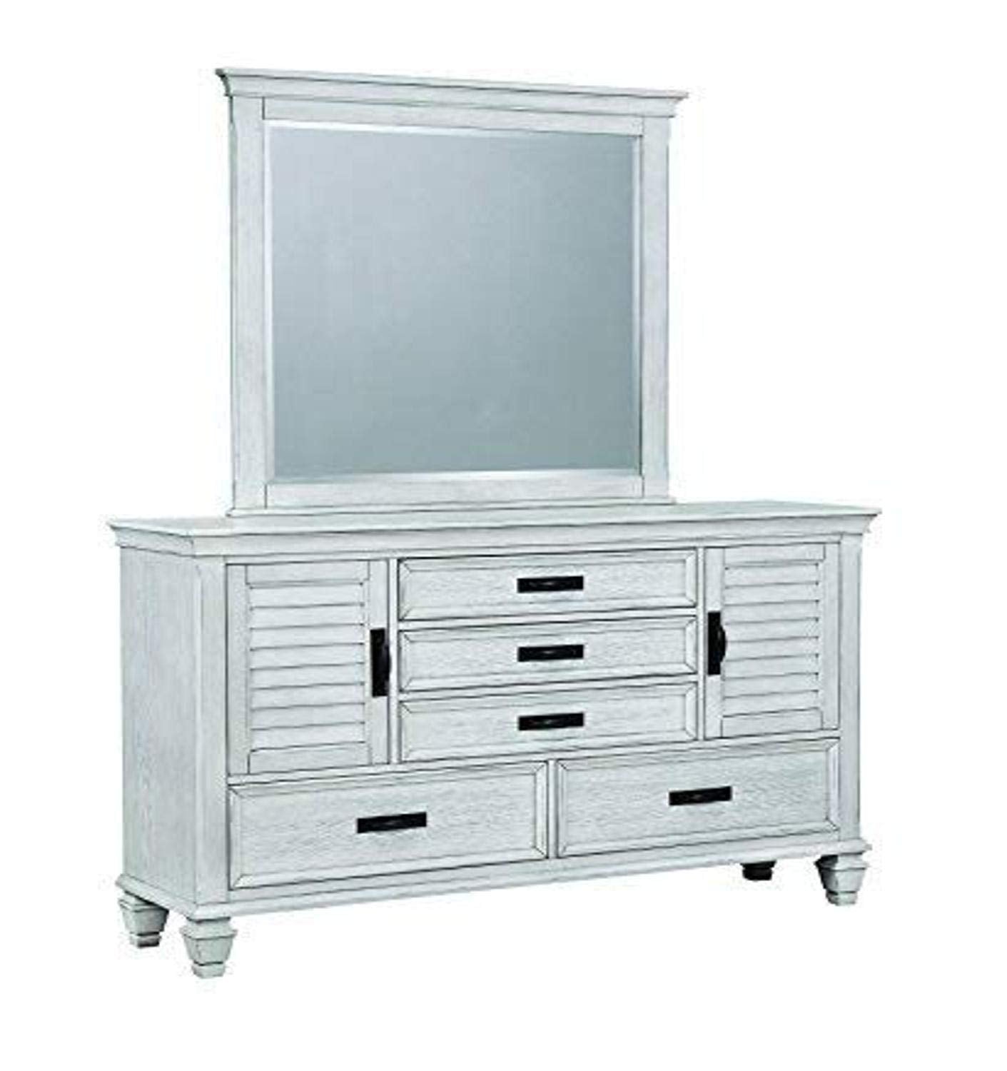 Coaster Co. of America Franco Rectangular Dresser Mirror Antique White
