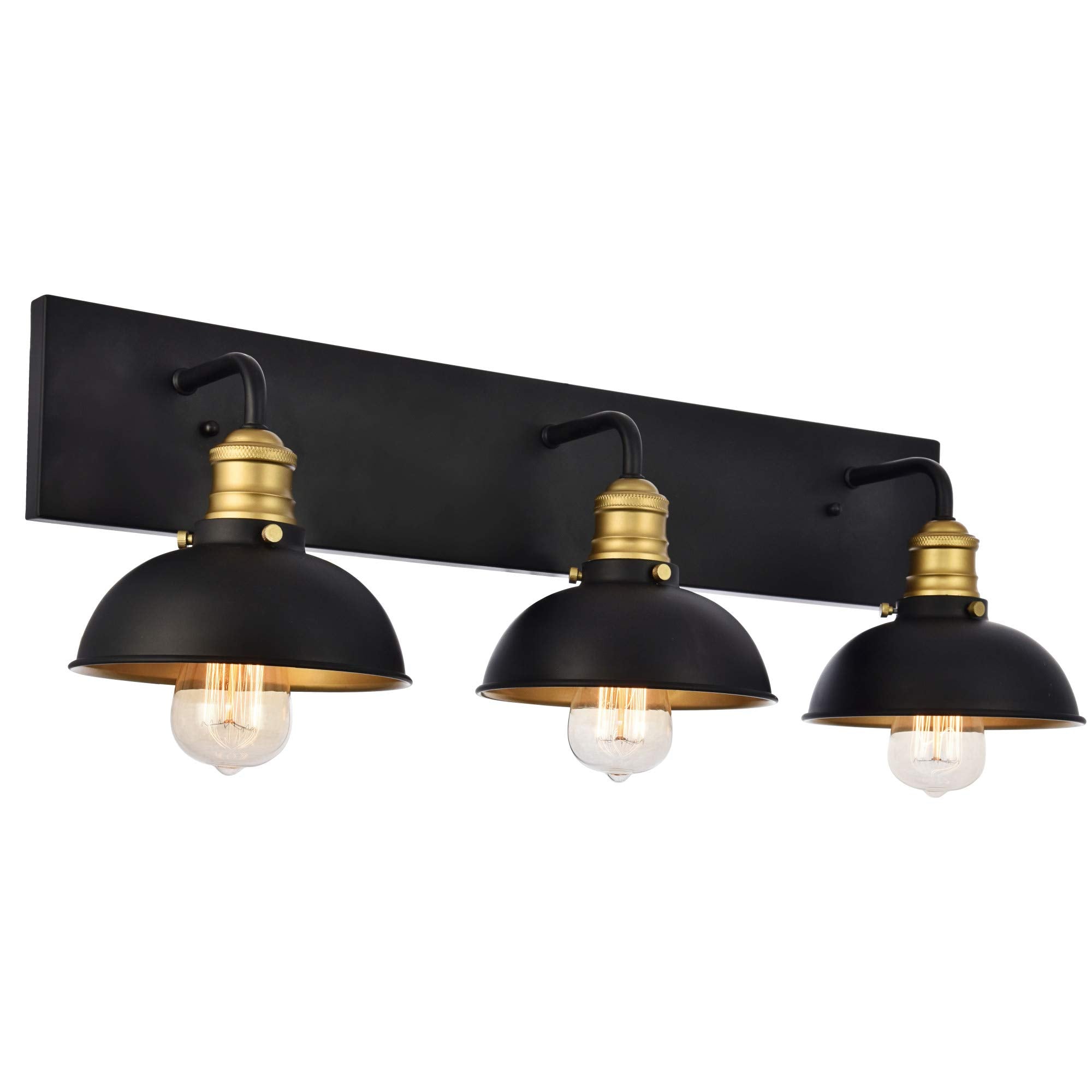 Elegant Lighting Living District Indoor Modern Home Decorative Bright Ceiling Anders Collection Wall Sconce D27 H8.3 Lt:3 Black