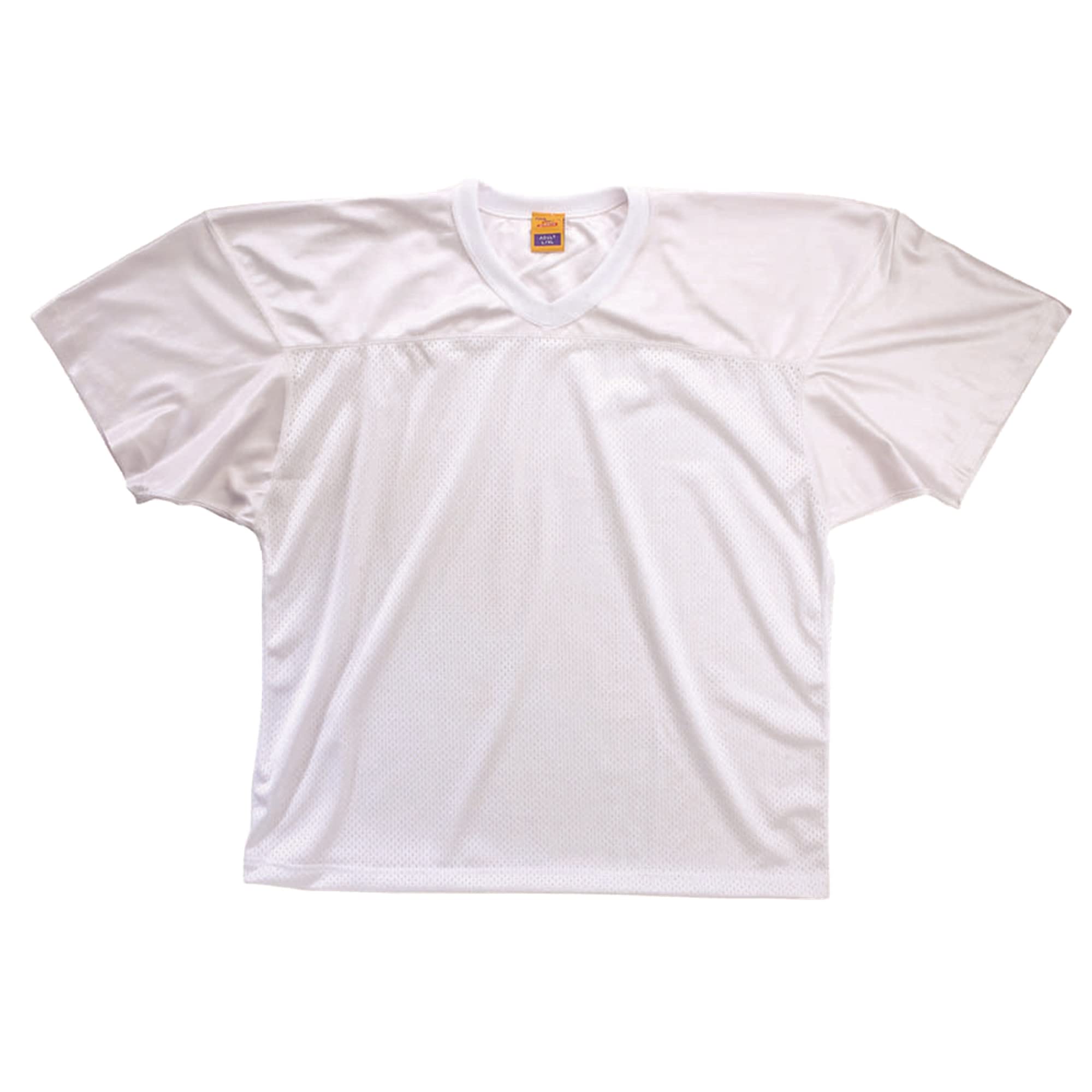 FOOTBALL JERSEY-ADULT-2X-WHITE