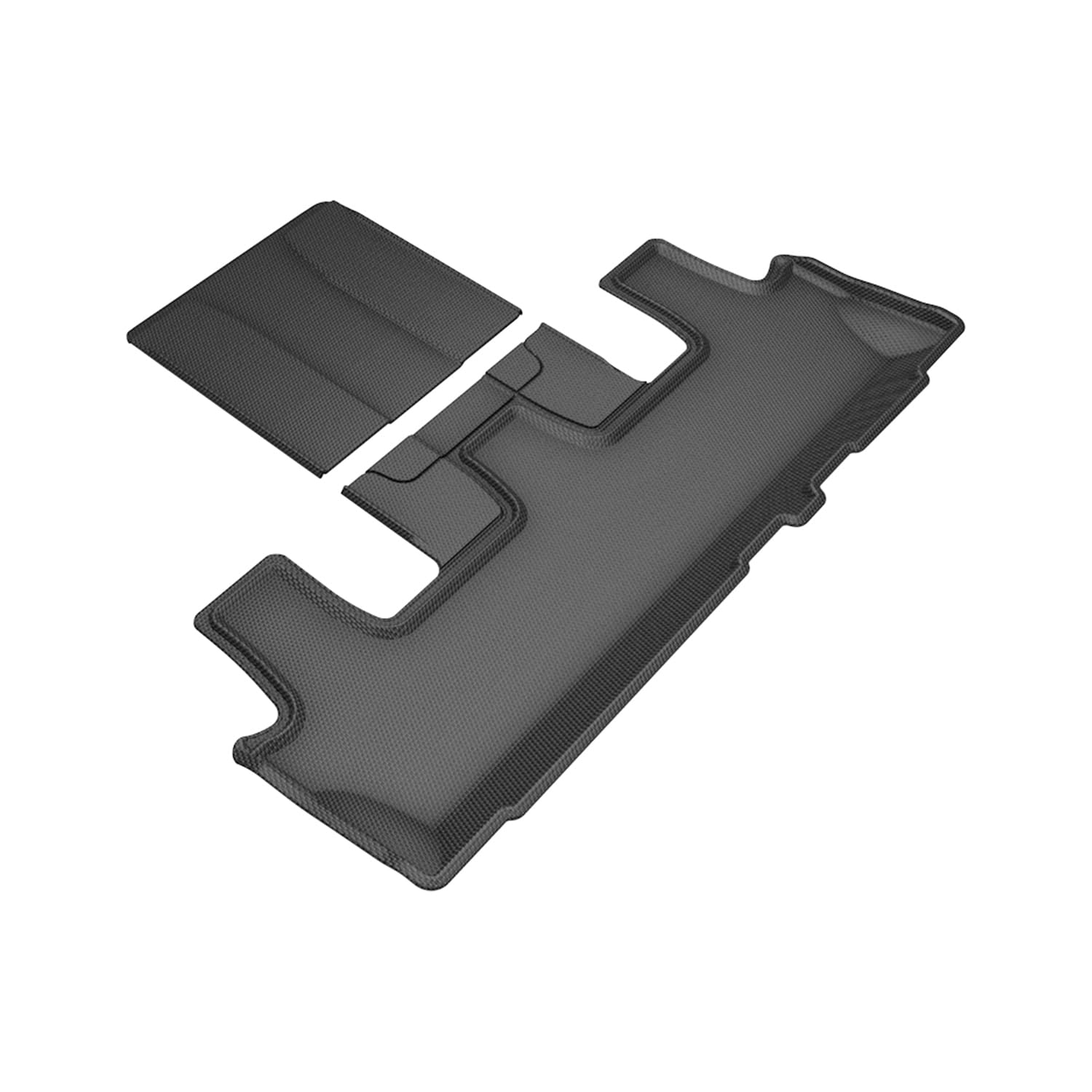 3D MAXpider LINCOLN NAVIGATOR / FORD EXPEDITION WITH BUCKET 2ND ROW 2018-2021 KAGU BLACK R3 (2PCS DESIGN)