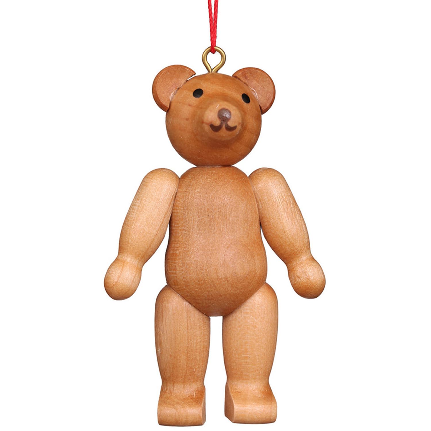 ORNMNT-TEDDY BEAR NTRL EACH