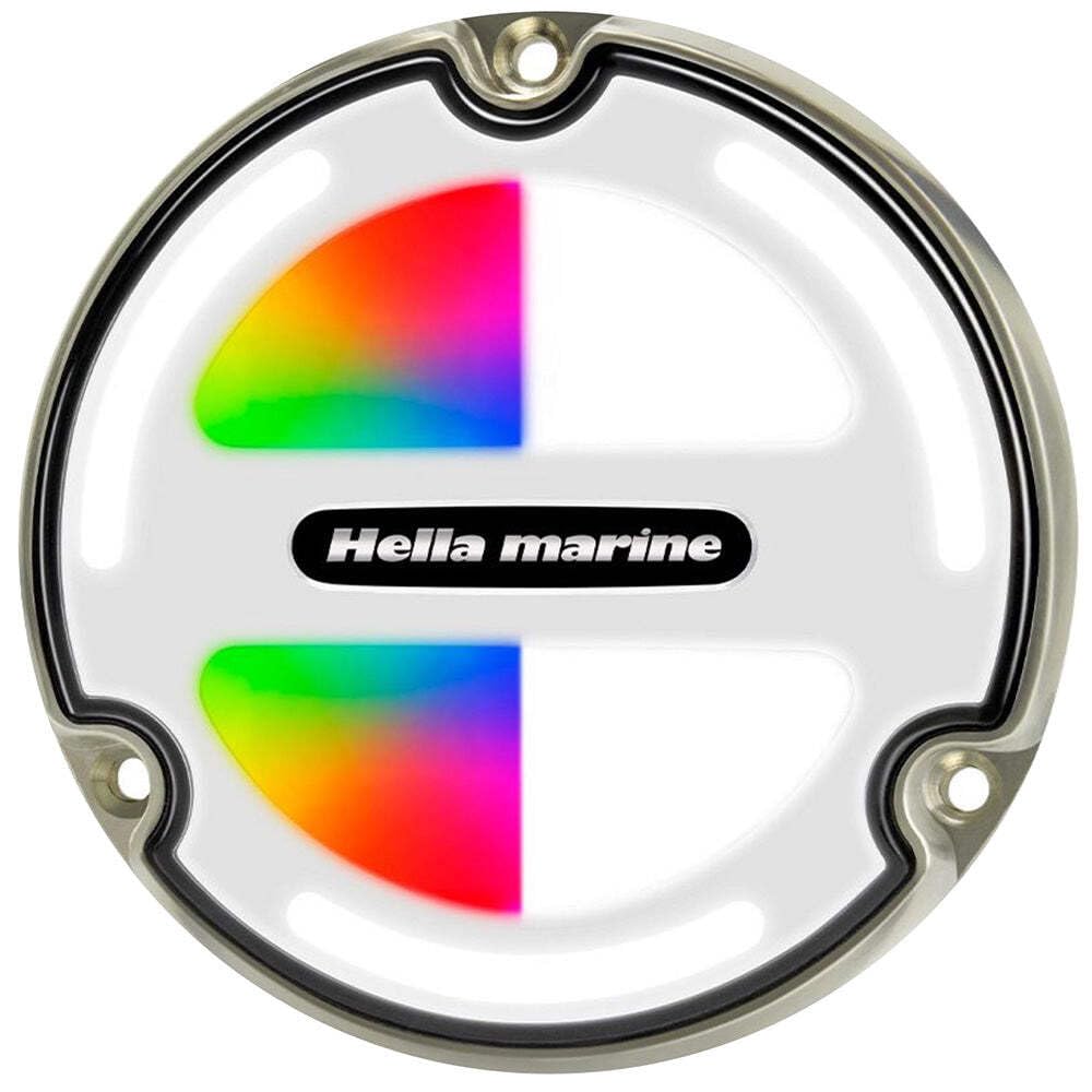 HELLA APELO A3 RGBW UNDERWATER LIGHT BRONZE WHITE LENS