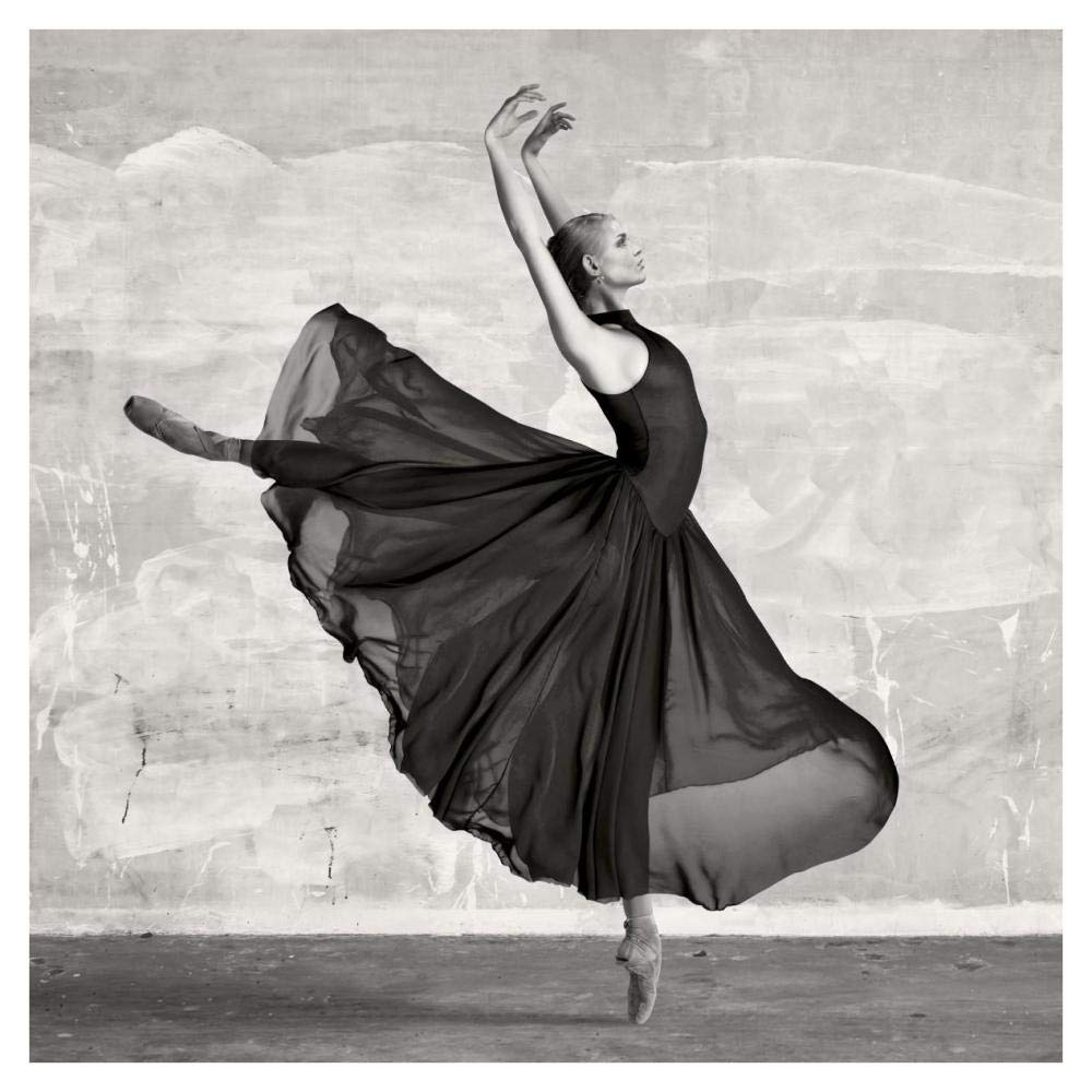 Ballerina Dancing (detail)-Paper Art-38x38”