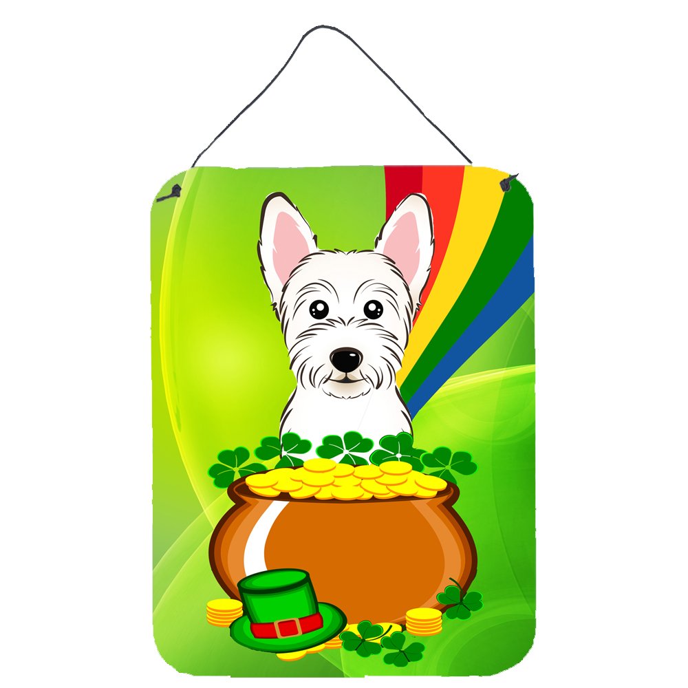St. Patricks Day Design with Dog Wall or Door Hanging Prints