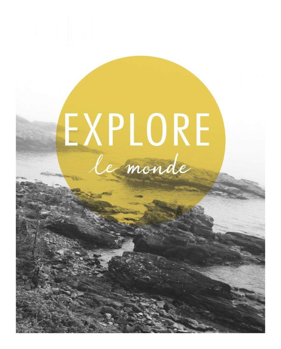 Explore the World v.2 French -Paper Art-18x22”