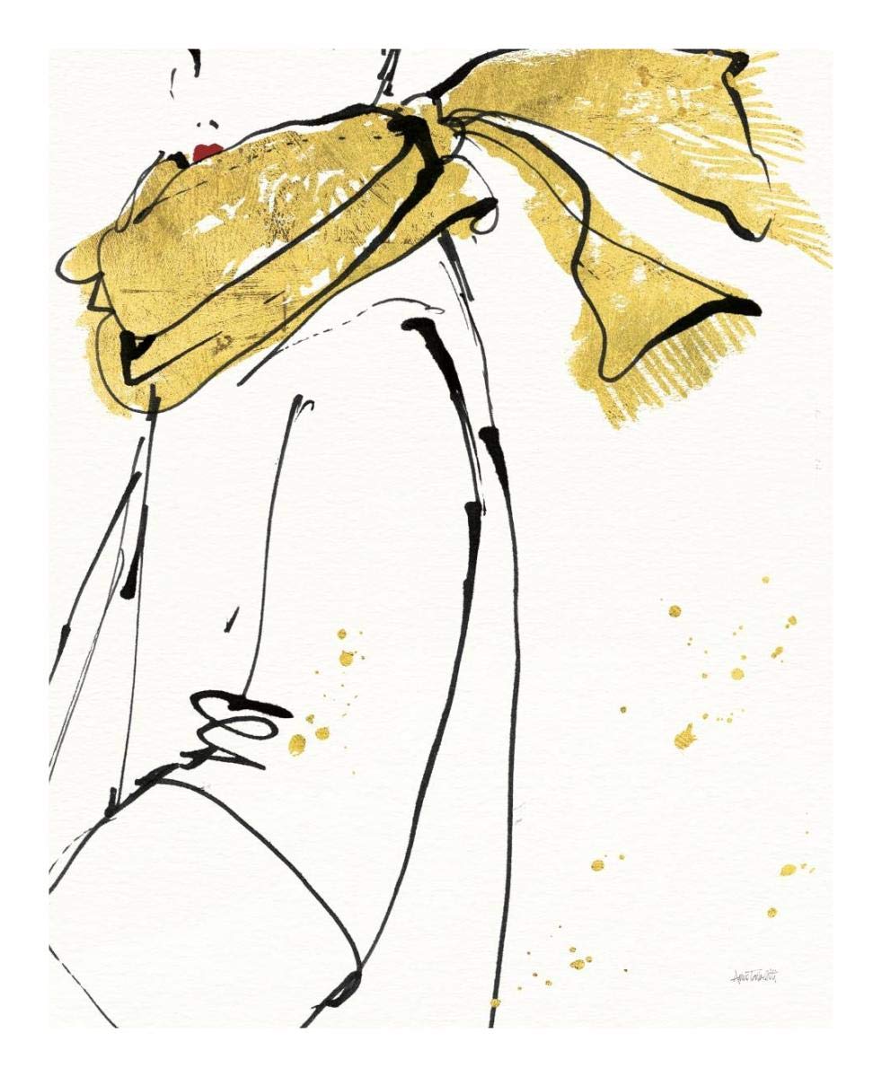 Fashion Strokes II -Paper Art-18x22”