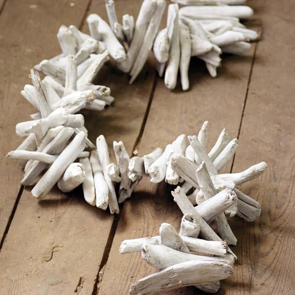 White-Washed Driftwood Garland (Min 2)