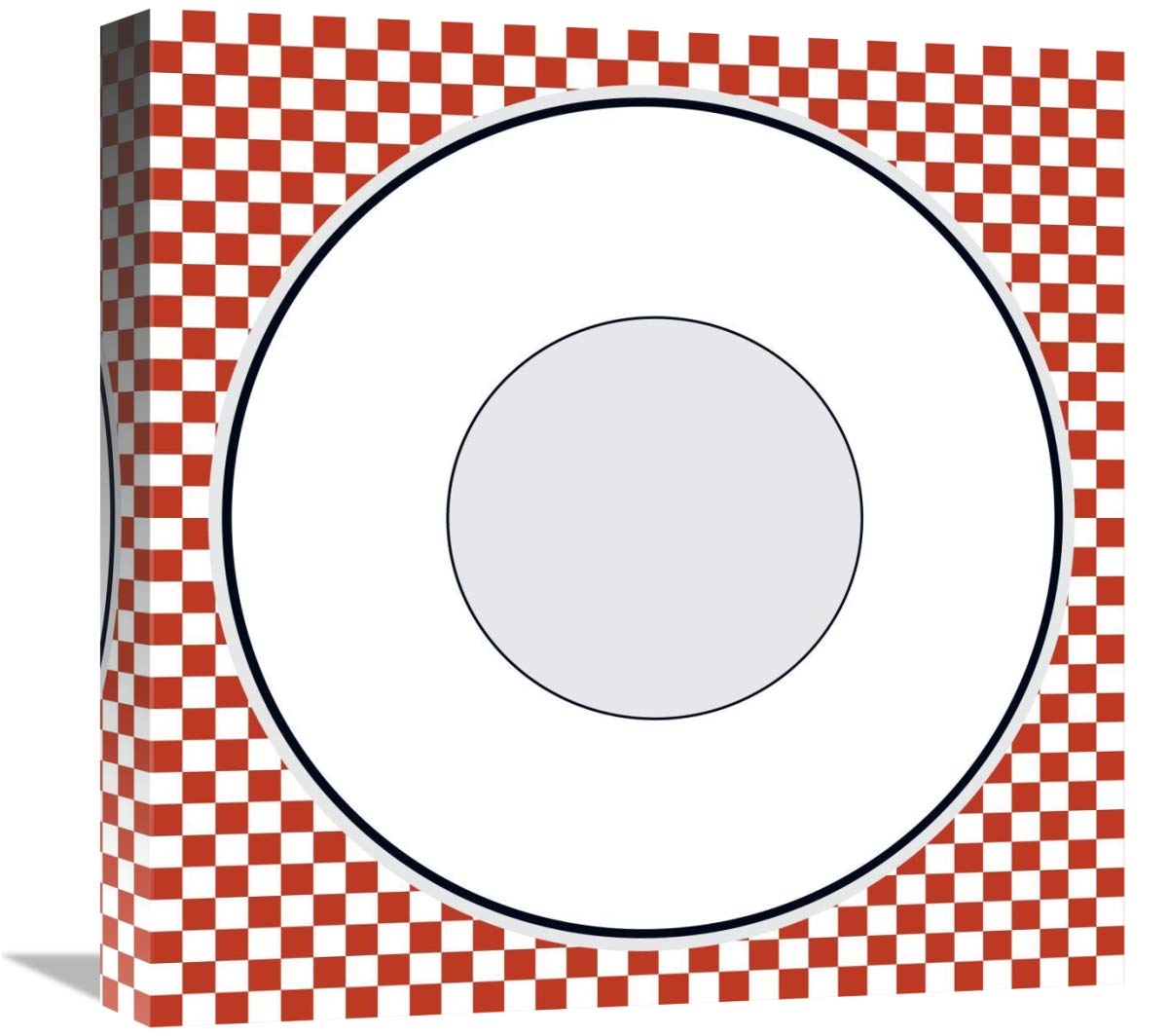 Mealtime: Picnic - Plate-Canvas Art-18x18”