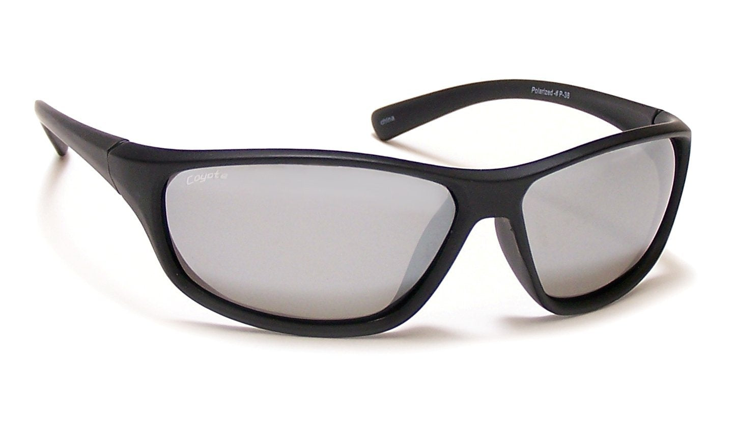 Sport Nylon frames with Polarized lenses - P-38 m. black/sillver fm