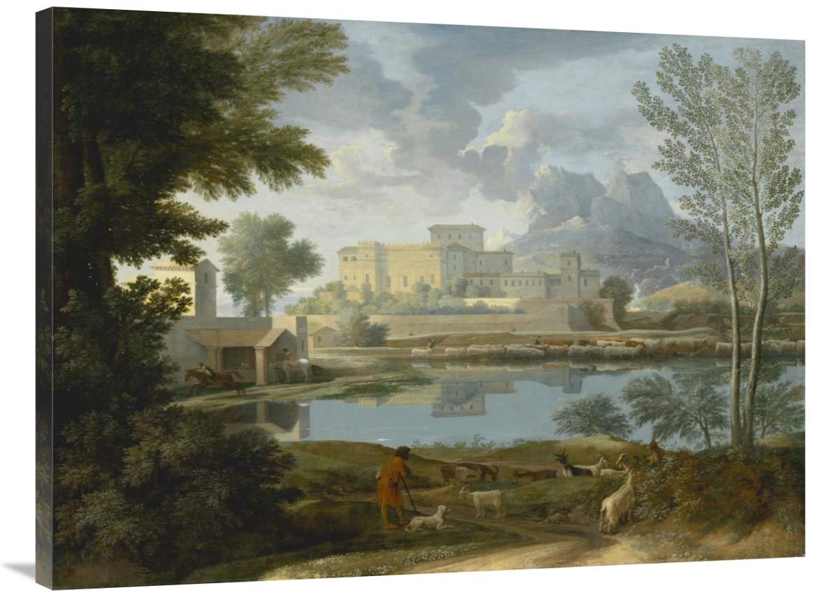 Landscape with a Calm (Un Temps calme et serein)-Canvas Art-40x30”