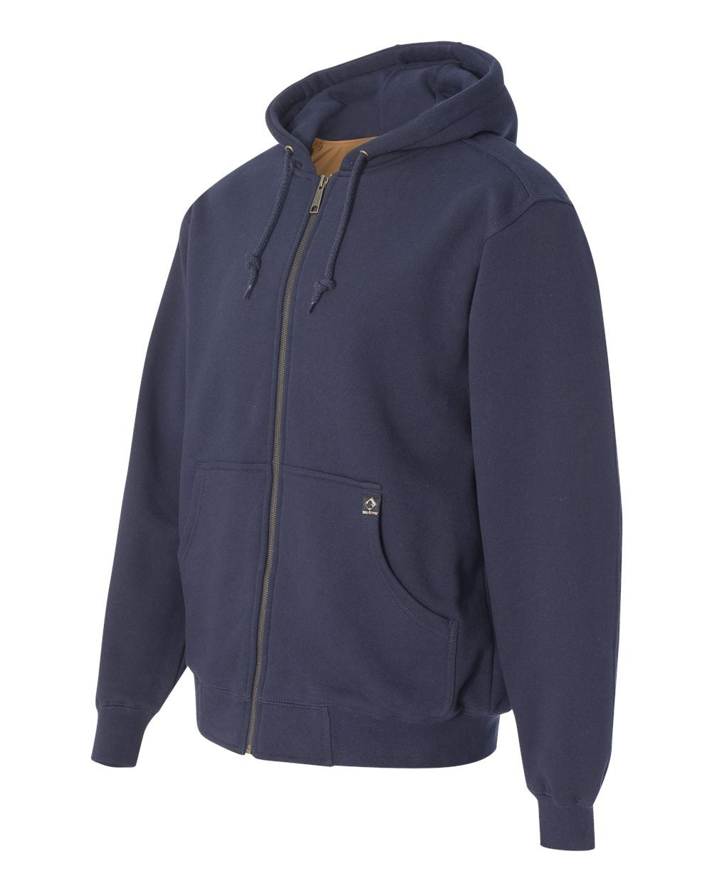 DRI DUCK Crossfire Heavyweight Power Fleece Hooded Jacket with Thermal Lining Tall Sizes - Navy, XLT