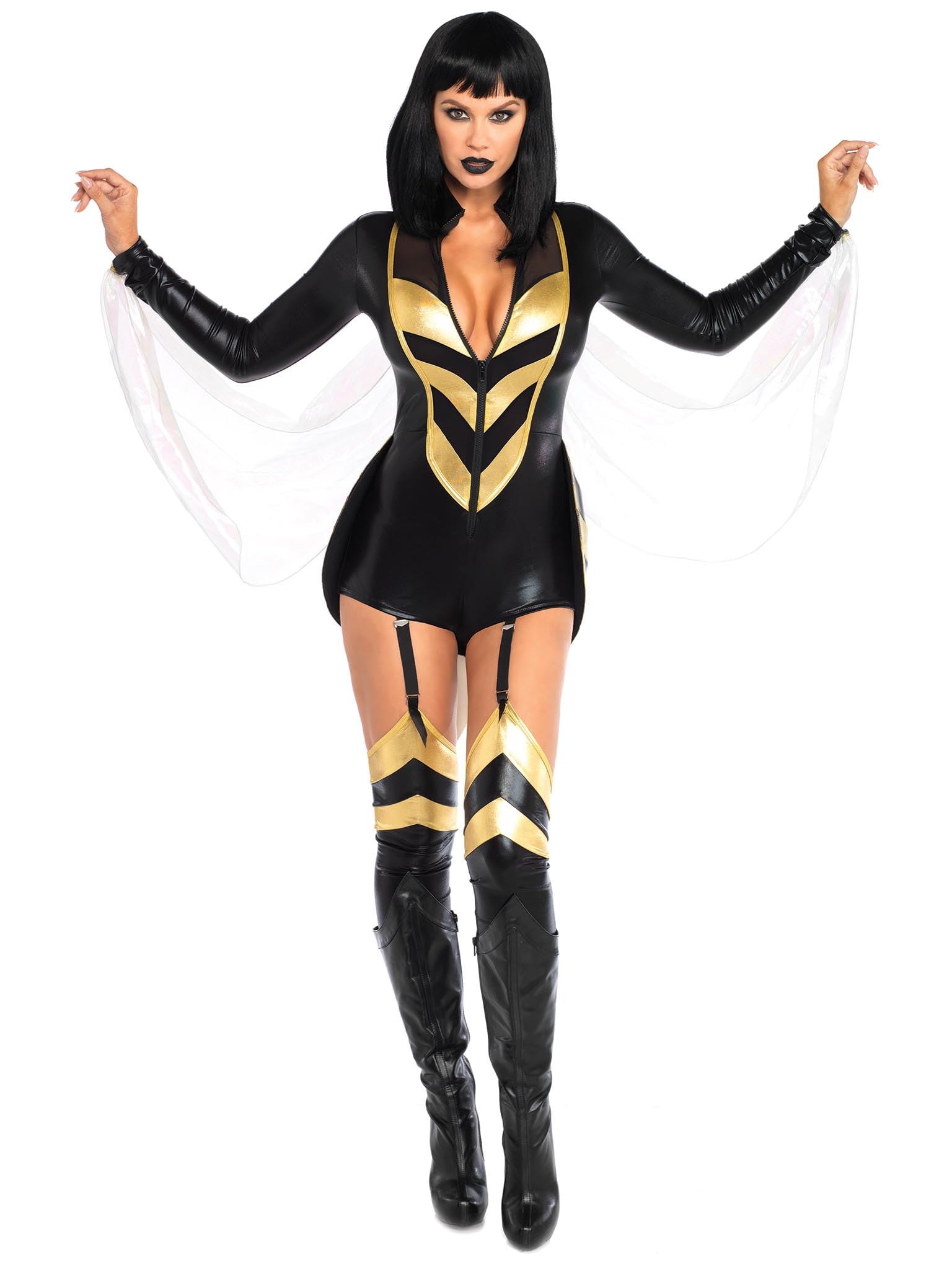 Leg Avenue 2 PC Hornet Honey, includes we Black/Gold Color