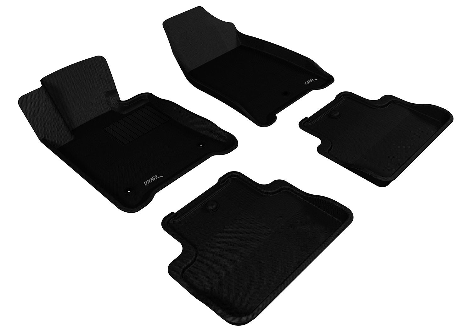 3D MAXpider ACURA TL FWD 2009-2014 KAGU BLACK R1 R2