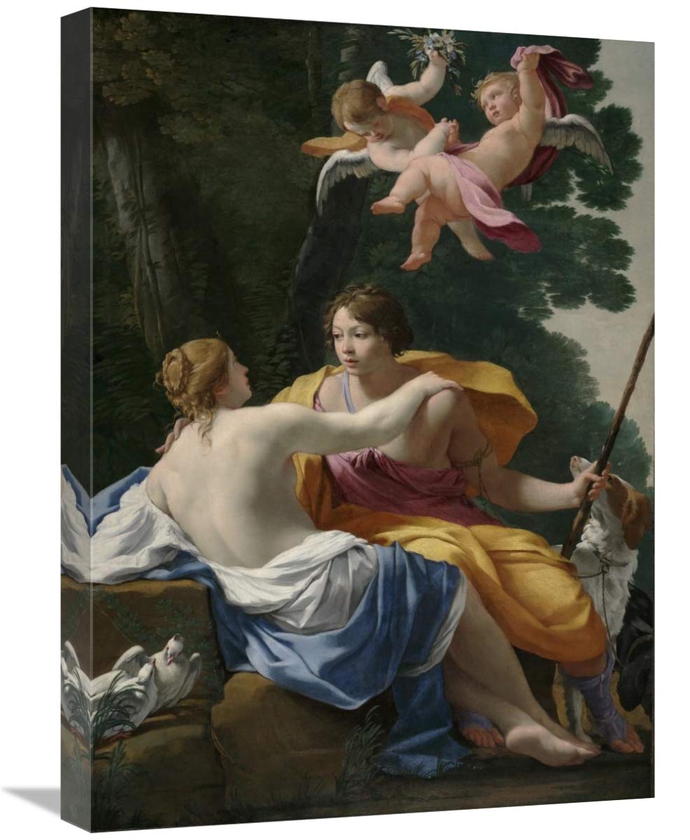 Venus and Adonis-Canvas Art-18x24”
