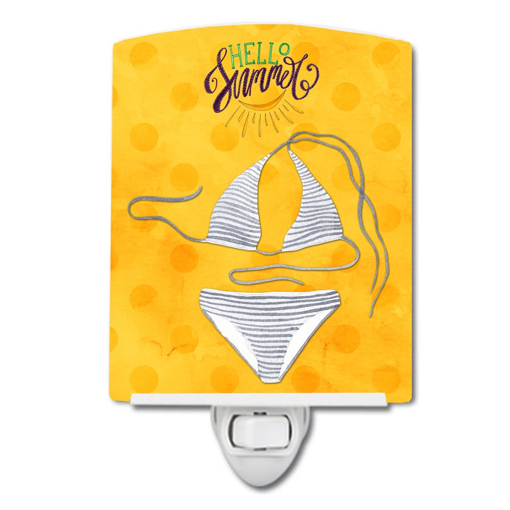 Swimsuit Polkadot Ceramic Night Light