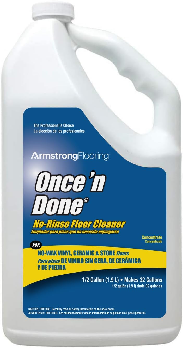 Armstrong 330806 Armstrong Once 'N Done Cleaner Concentrate, 1/2 Gallon(64Oz)