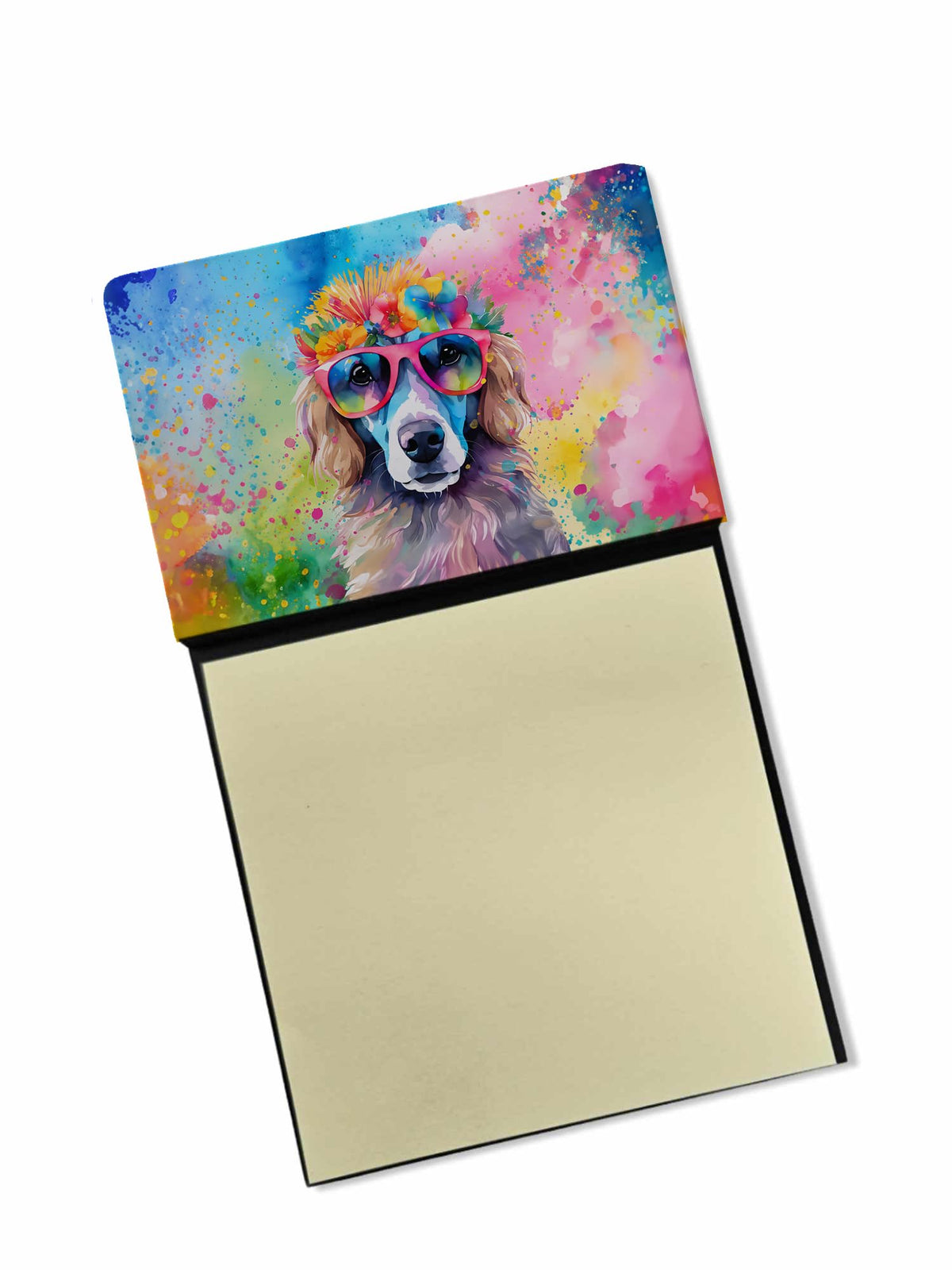Poodle Hippie Dawg Sticky Note Holder