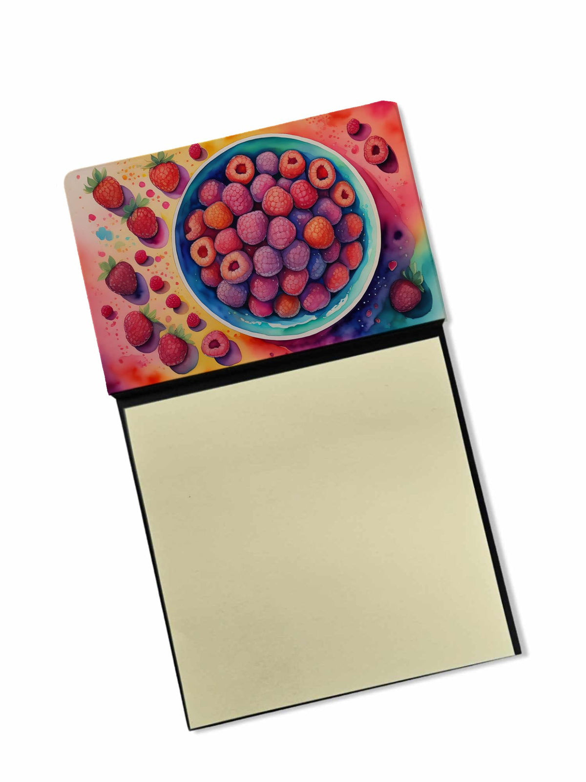 Colorful Raspberries Sticky Note Holder