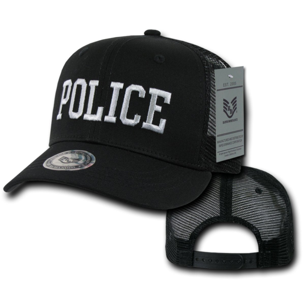 Back to the Basics Mesh, Police, Black