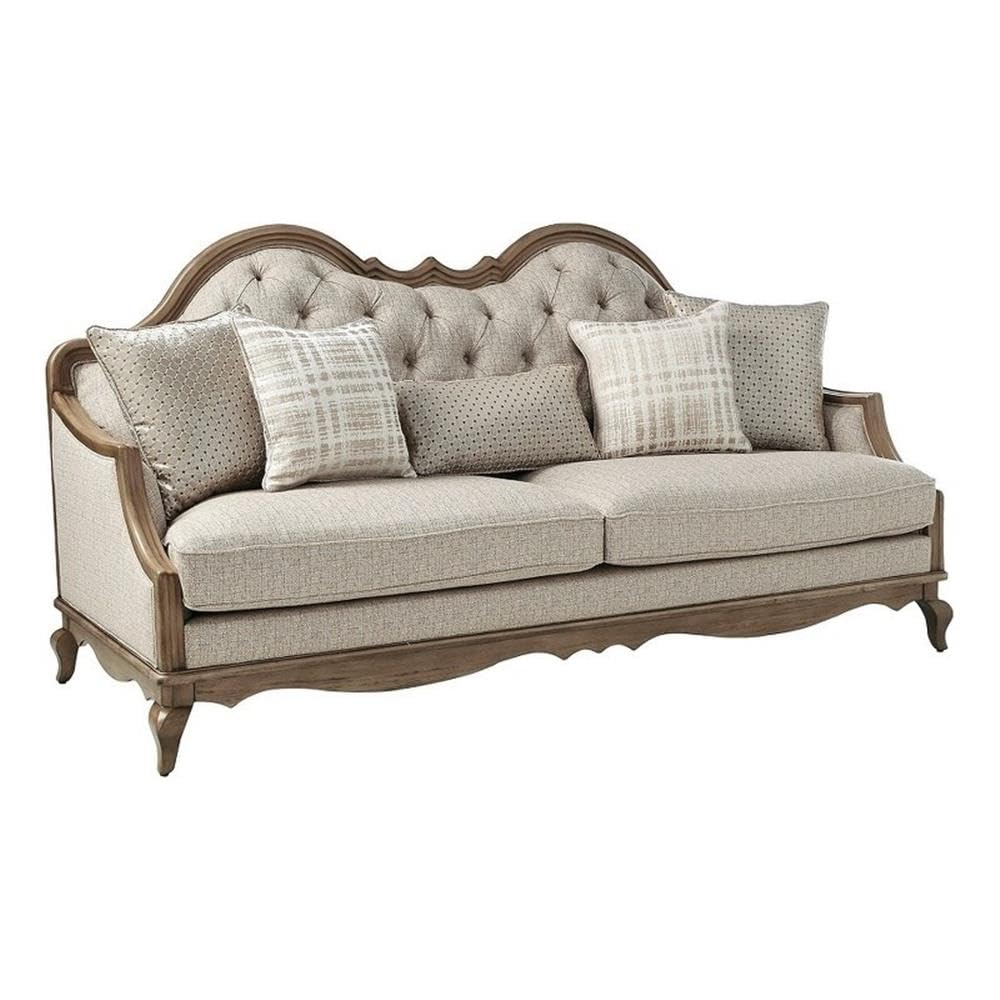Sofa w/5 Pillows