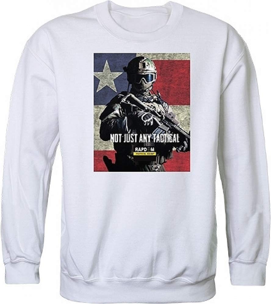 Graphic Crewneck, Not Just Any, White, L
