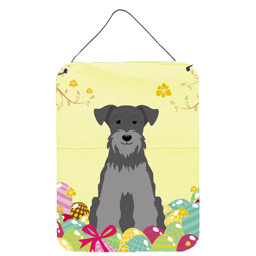Easter Eggs Design with Dog Wall or Door Hanging Prints