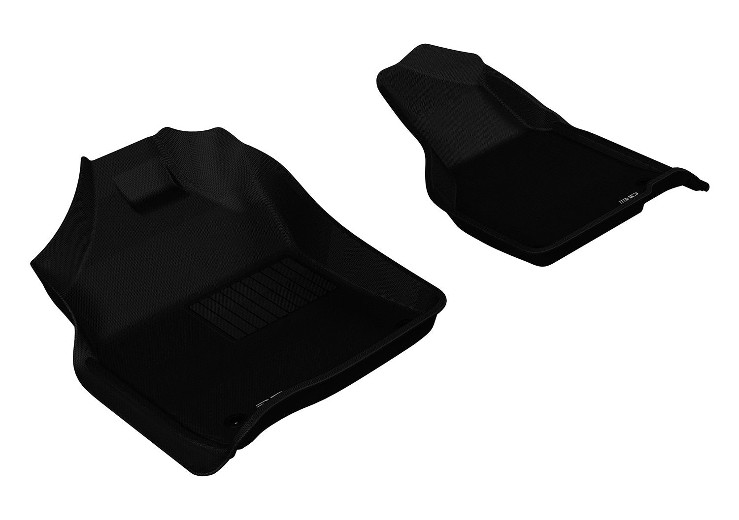 3D MAXpider DODGE RAM 1500 CREW CAB / 2500 / 3500 CREW CAB / MEGA CAB 2012-2018 / RAM CLASSIC CREW CAB 2019-2022 KAGU BLACK R1 (2 EYELETS)