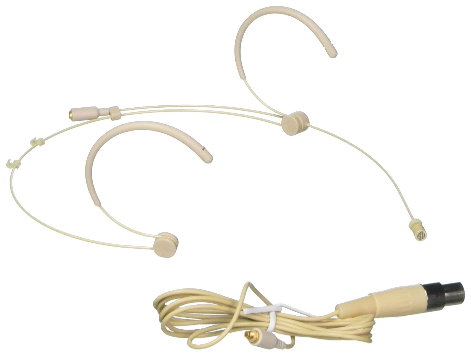 Beige Color Lightweight Omnidirectional Microphone for Presentations with AKG/Galaxy (TA3F) Connector Plug